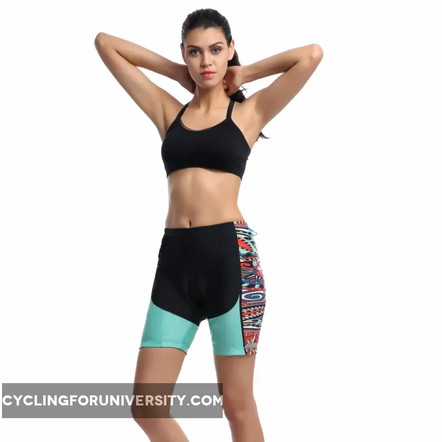 Womens Cycling Shorts with 4D Gel Padded - Breathable Women Bike Shorts Biker Pants for Outdoor Biking Riding 650