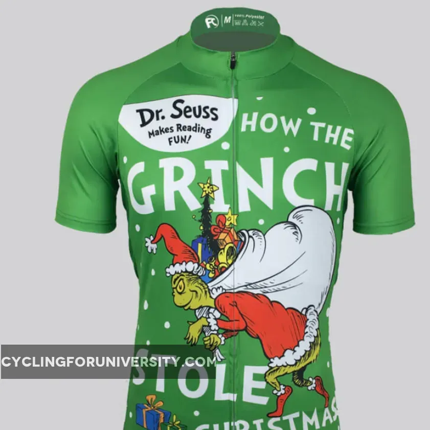 How The Grinch Stole Christmas Men's Cycling Jersey Green