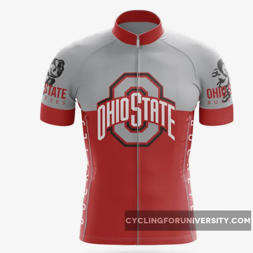 Ohio State University V2 - Men's Cycling / Jersey Only / Ohio State Cycling Jersey