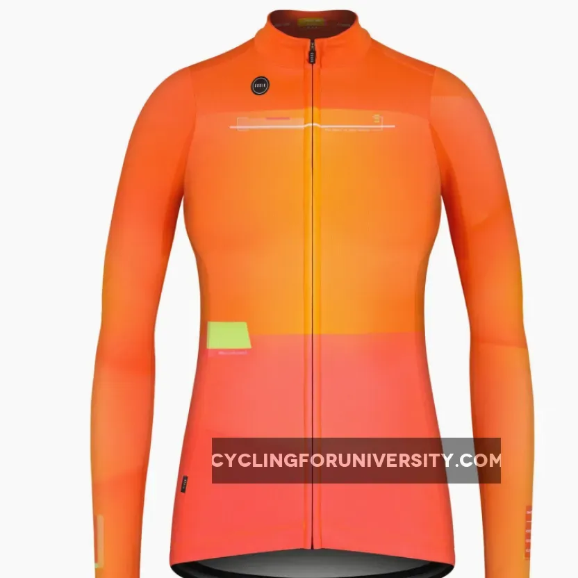Gobik Cobble Brash long sleeves woman jersey - Orange