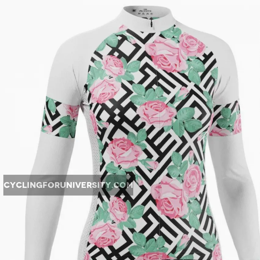 Women's Floral Maze Long Sleeve Cycling Jersey For Sale