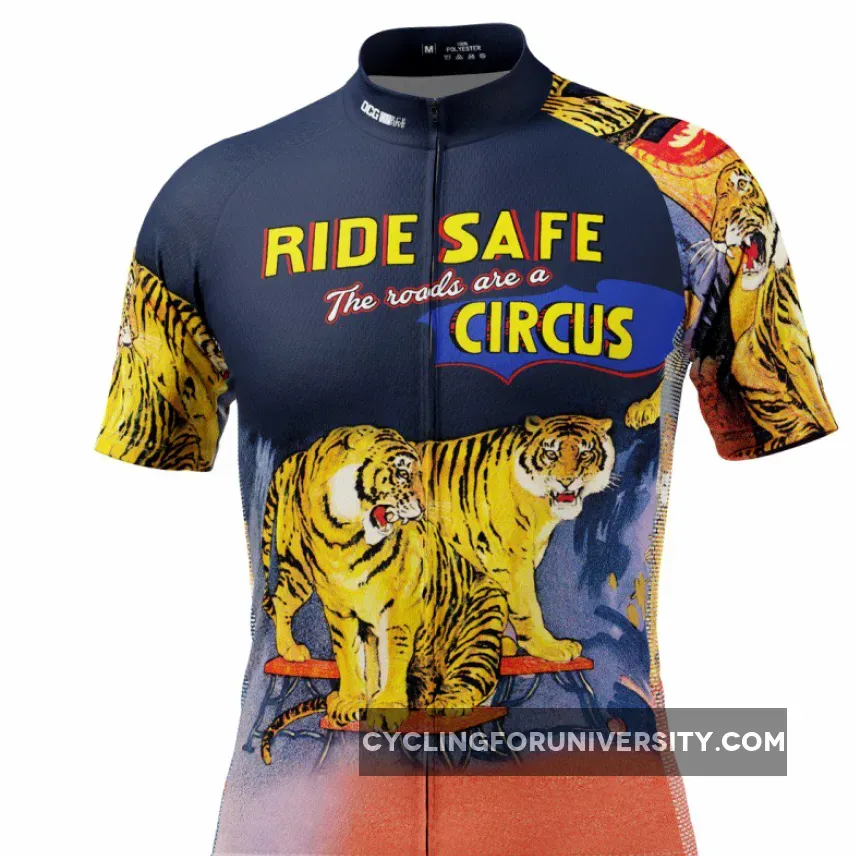 Men's Roads Are A Circus Short Sleeve Cycling Jersey Online