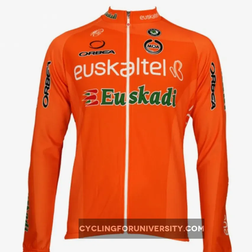2012 EUSKALTEL Euskadi MOA Radsport-Profi-Team-long sleeve jersey