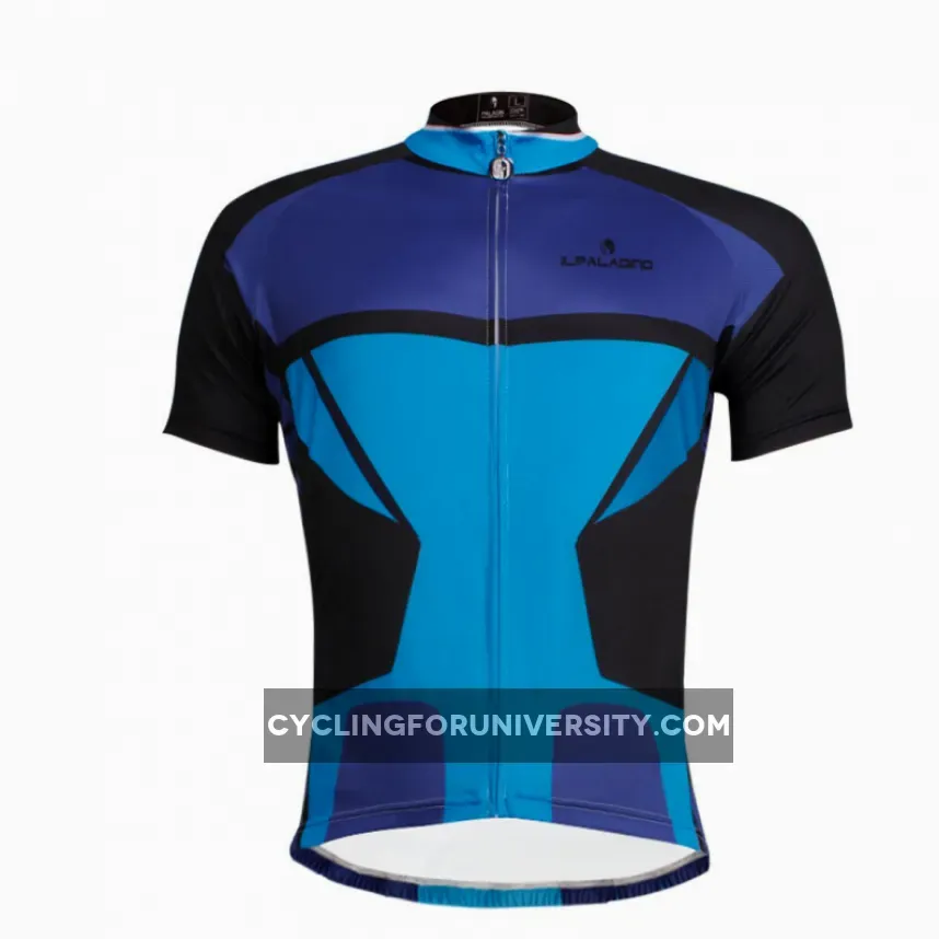 Blue Cycling Jersey Men's Short-Sleeve Bicycling Summer Shirts NO.647