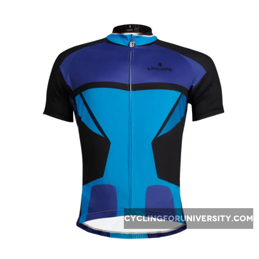 Blue Cycling Jersey Men's Short-Sleeve Bicycling Summer Shirts NO.647
