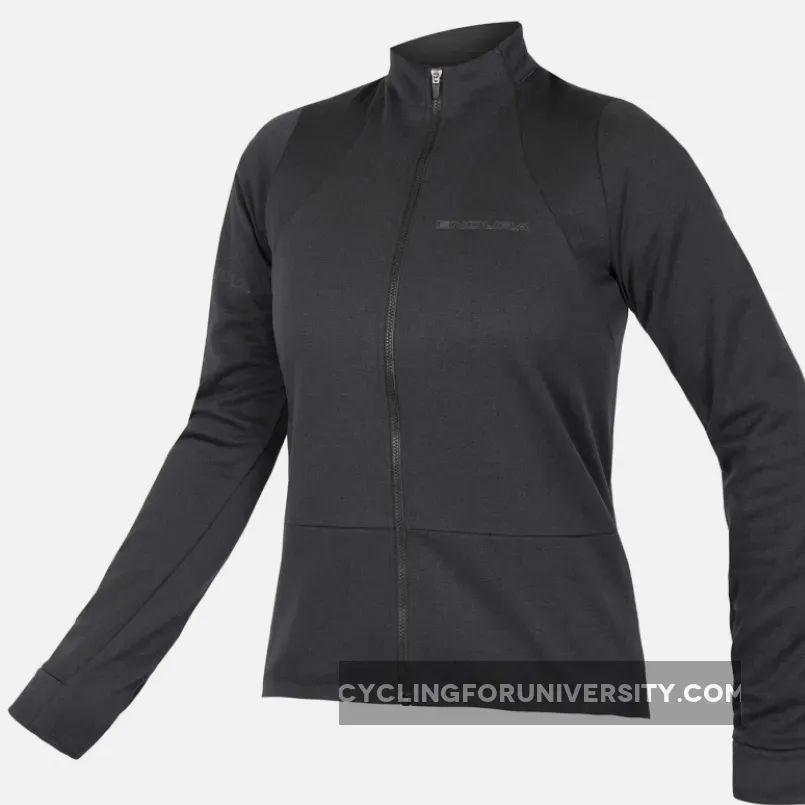 Endura GV500 Women Long Sleeves Jersey - Black Brand New E6216BK/3