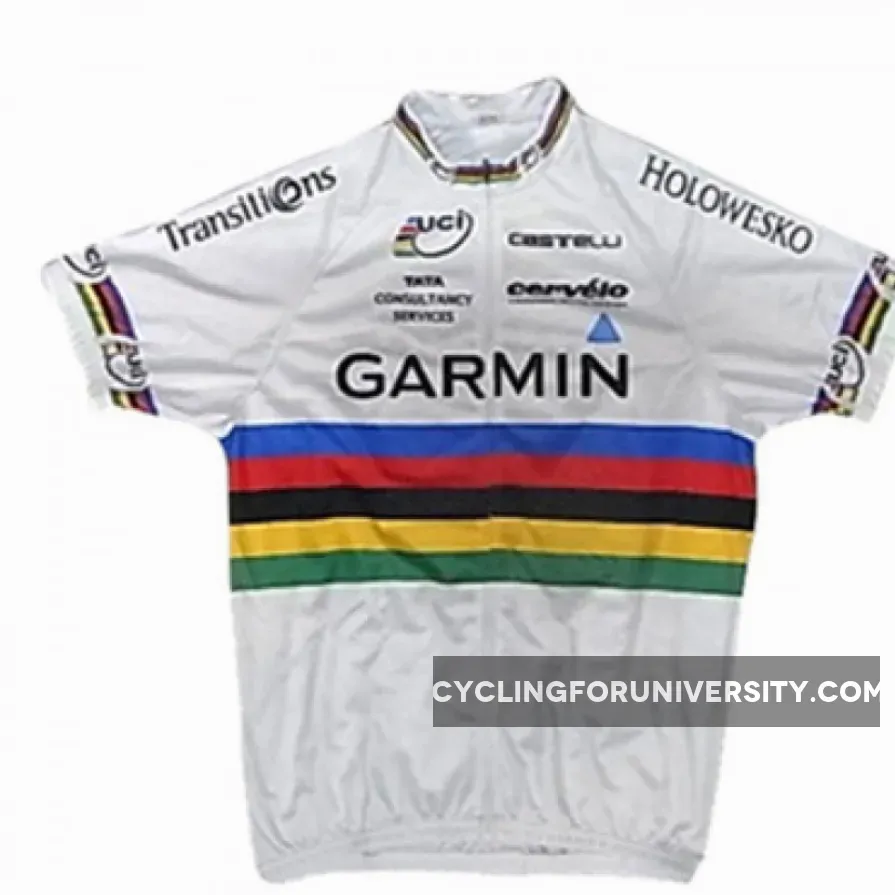 2011 Garmin Cervelo World Champion Short Sleeve Cycling Jersey