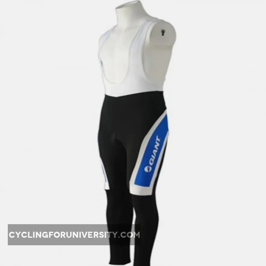 2011 Team Giant Cycling Winter Pants Black/Blue Brand New