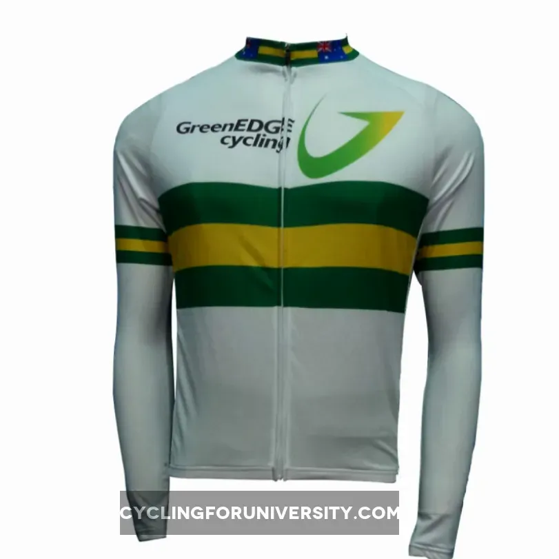 2012 GreenEdge Cycling Long Sleeve Winter Jersey Online