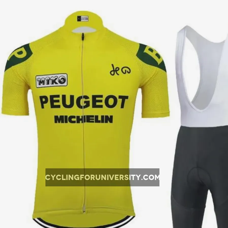 Tour De France Peugeot 75 Yellow Jersey Cycling Set Outlet