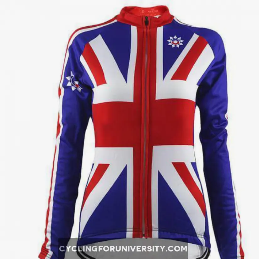 Women's Union Jack Long Sleeve Cycling Jersey To Buy