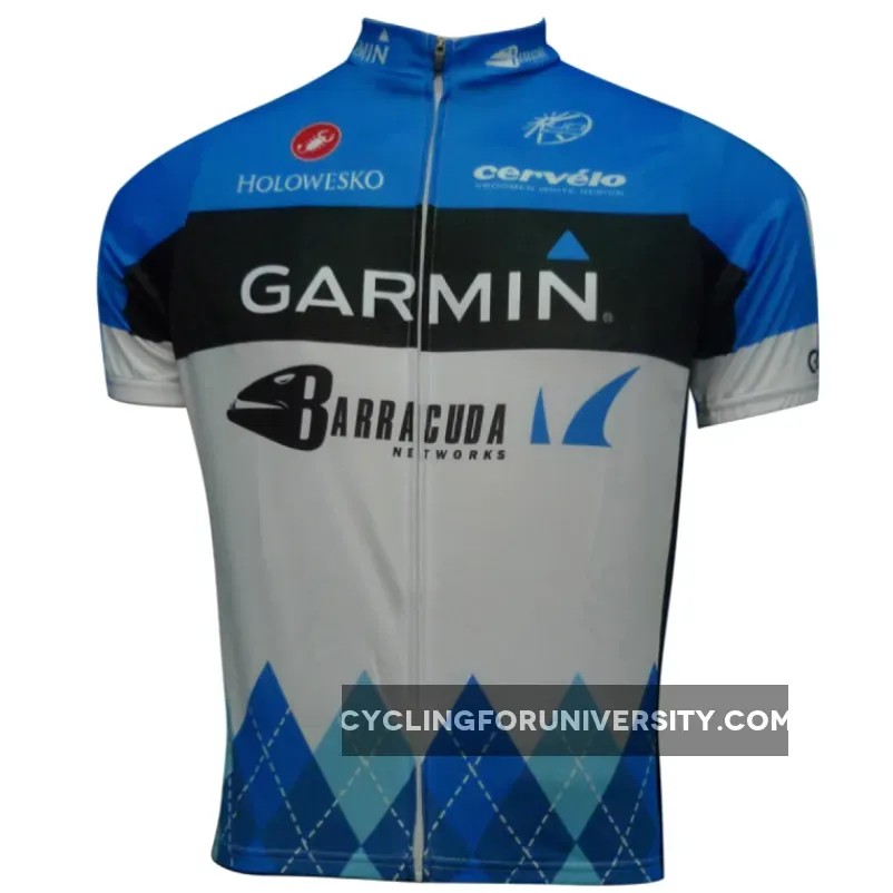 Garmin-Barracuda 2012 Cycling Jersey Short Sleeve Outlet