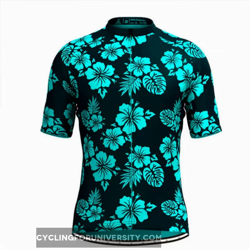 Men's Hawaiian Cycling Jersey - Blue Brand New