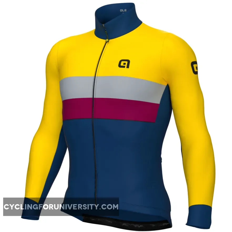 Ale Off Road Gravel Chaos long sleeve jersey - Yellow #Chaos Jersey
