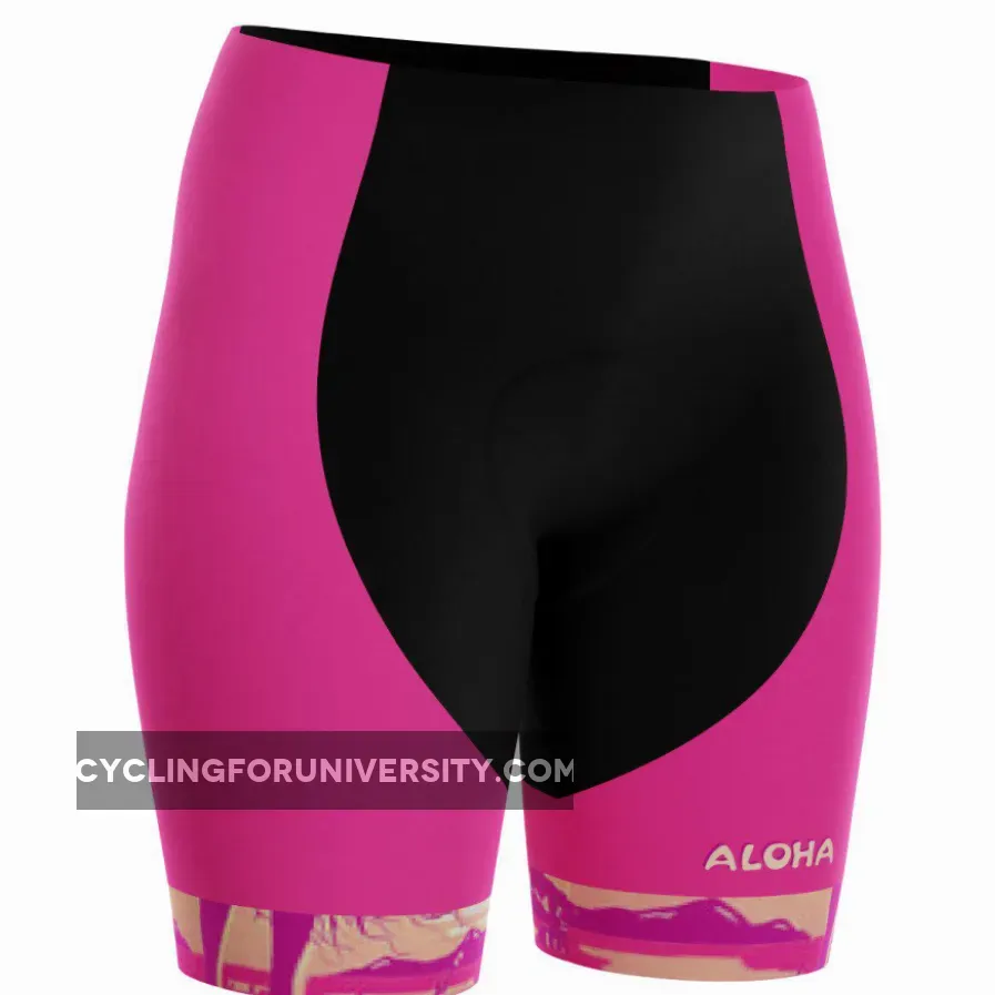 Women's Hula Aloha Gel Padded Cycling Shorts To Buy