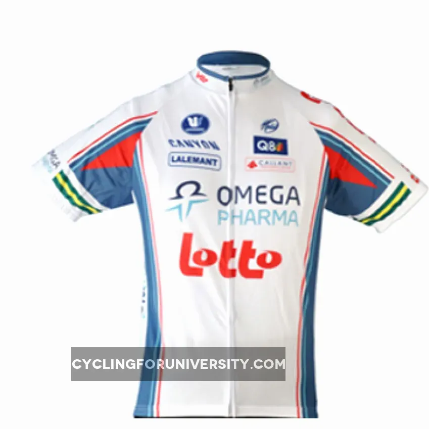 2010 OMEGA PHARMA Lotto Cycling Short Sleeve Jersey Restock