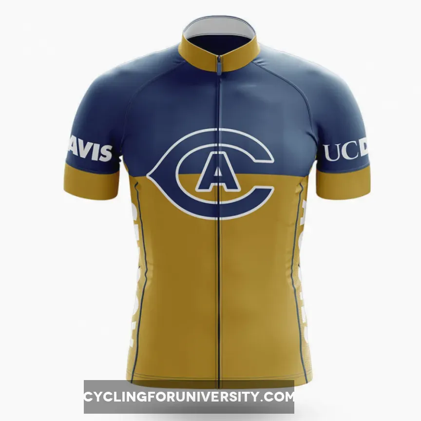 University of California Davis V2 - Men's Cycling / Jersey Only / Uc Davis Cycling Jersey