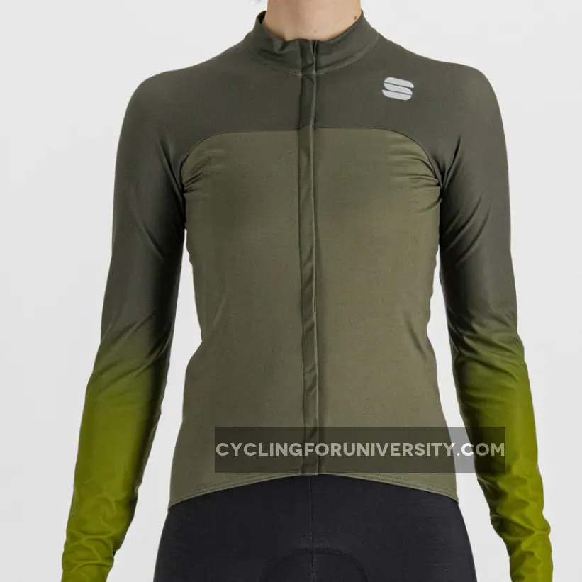 Sportful Bodyfit Pro Thermal women long sleeves jersey - Green