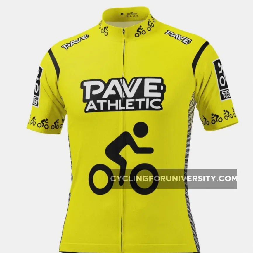 PAVE Athletic Retro Solo Short Sleeve Cycling Jersey
