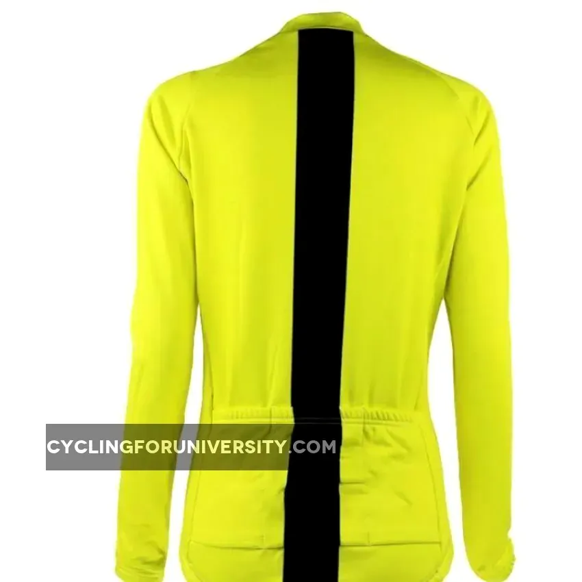 Women's High Viz Fleeced Long Sleeve Cycling Jersey Online