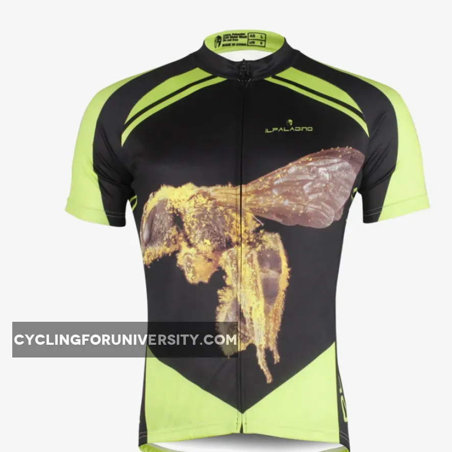 ILPALADINO Men's Summer Cycling Jersey Rock Big Hornet Road Bike Shirt Breathable and Quick Dry Mountain Biking Clothes NO.737