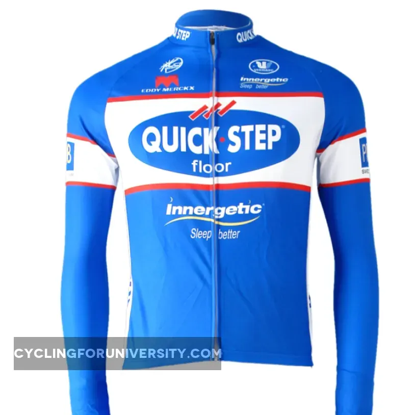 2010 QUICK STEP Long Sleeve Jersey New Releases