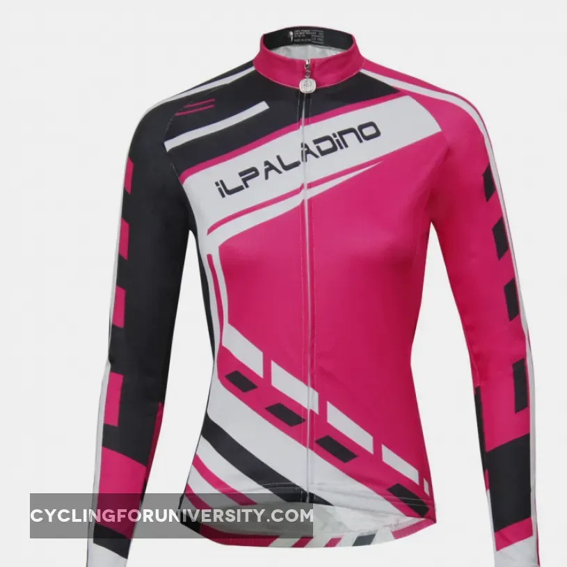 ILPALADINO Women’s Long Sleeves Cycling Clothing Apparel Outdoor Sports Leisure Biking Shirt Suits with Tights (Velvet) NO.768