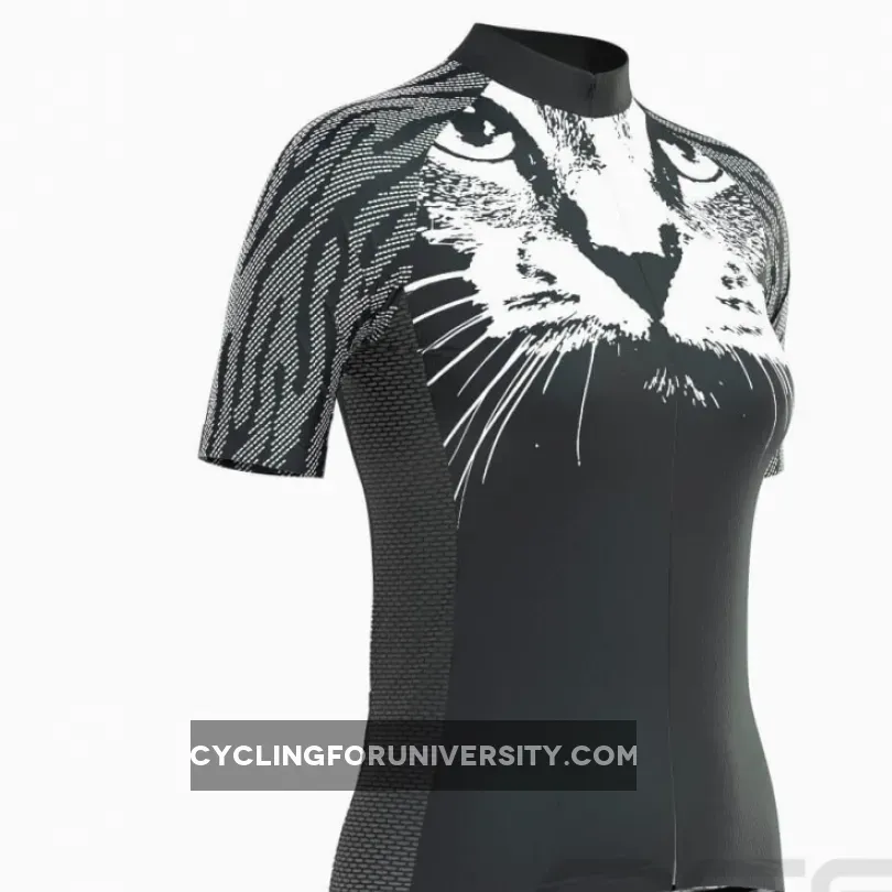Women's Cat Whiskers Short Sleeve Cycling Jersey Brand New