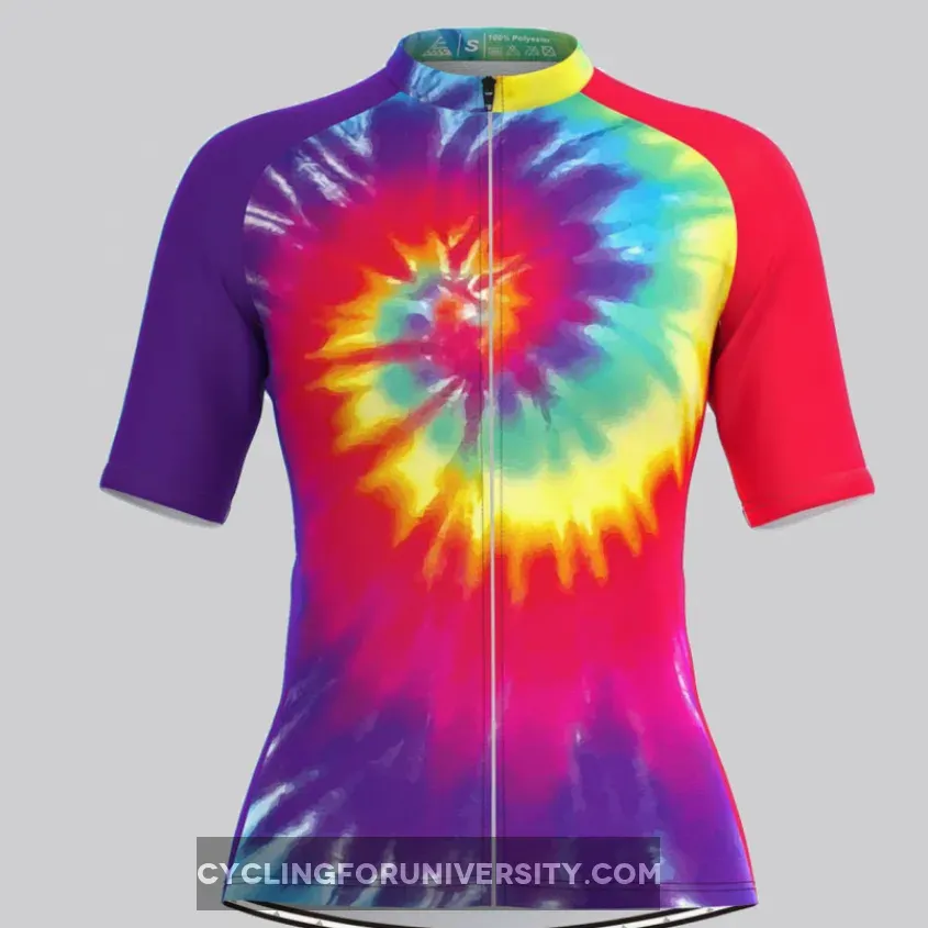 Tie Dye Rainbow Women's Cycling Jersey New Releases
