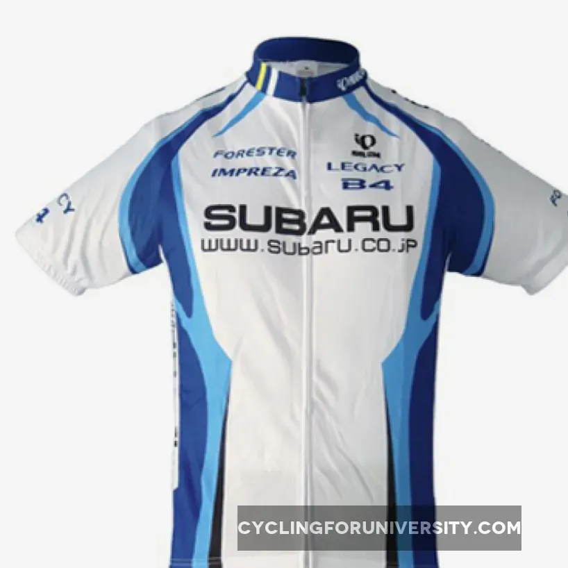 2009 Subaru Blue Short Sleeve Cycling Jersey Outlet