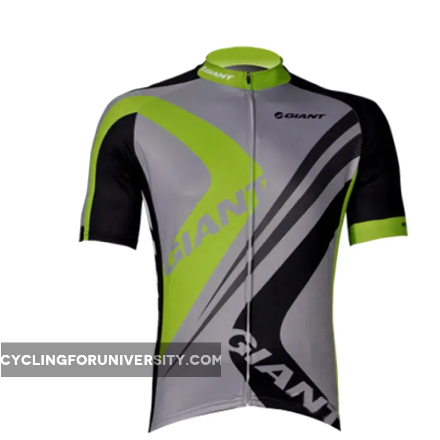 2012 GIANT Green/Gray Cycling Jersey Short Sleeve Outlet