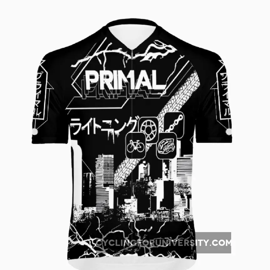 Primal Wear Toyko Shift Men's Full Zip Omni Race Fit Cycling Jersey, Shift Cycling