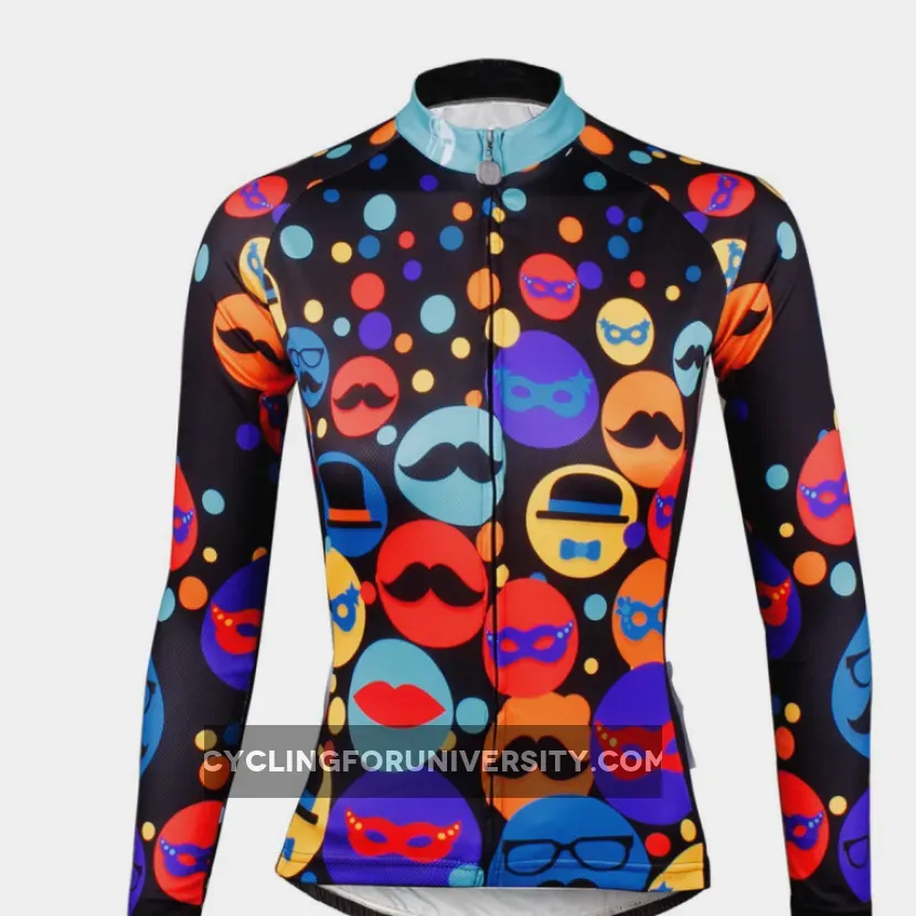 Gentle Mustache Hat Women's Cycling Long/Short-sleeve Jersey/kit T-Shirts NO.714