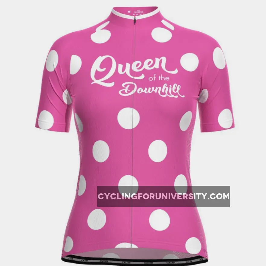 Women's Queen of the Downhill Short Sleeve Cycling Jersey #Jersey Queen