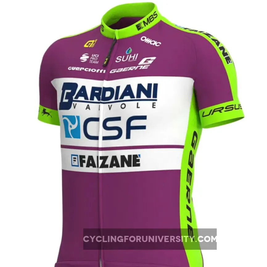 2020 Bardiani CSF Full Zipper Jersey, Restock BAR20J1