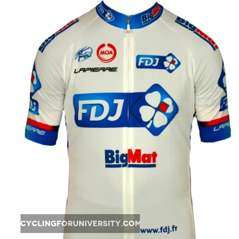 FRANCAISE DES JEUX (FDJ) - BIG MAT 2012 - MOA Radsport-Profi-Team Short Sleeve Jersey