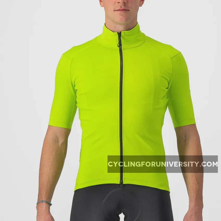 Castelli Perfetto RoS 2 Wind Jersey - Green Restock