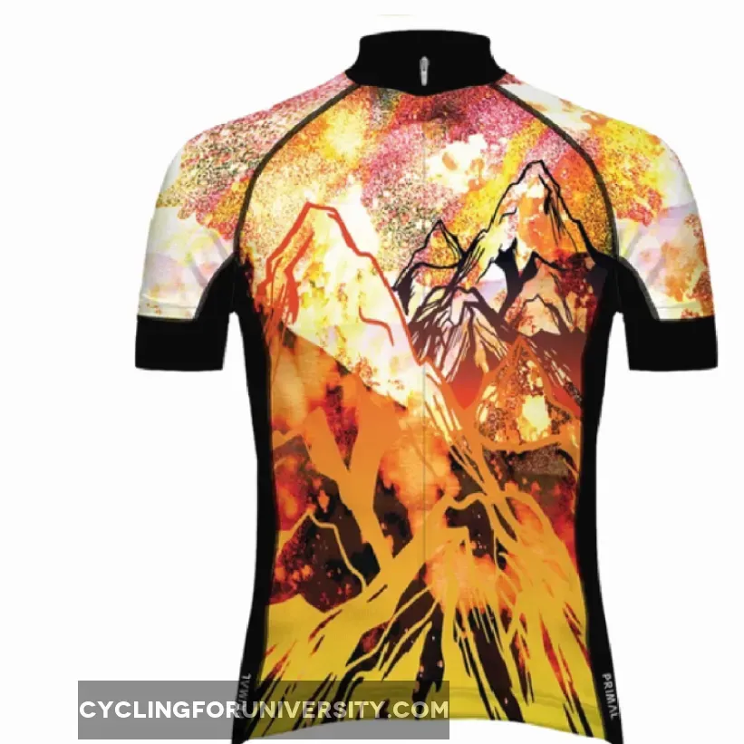 Primal Wear Seismic Shift Men's EVO 2.0 full zip Slim Fit short sleeve Cycling Jersey