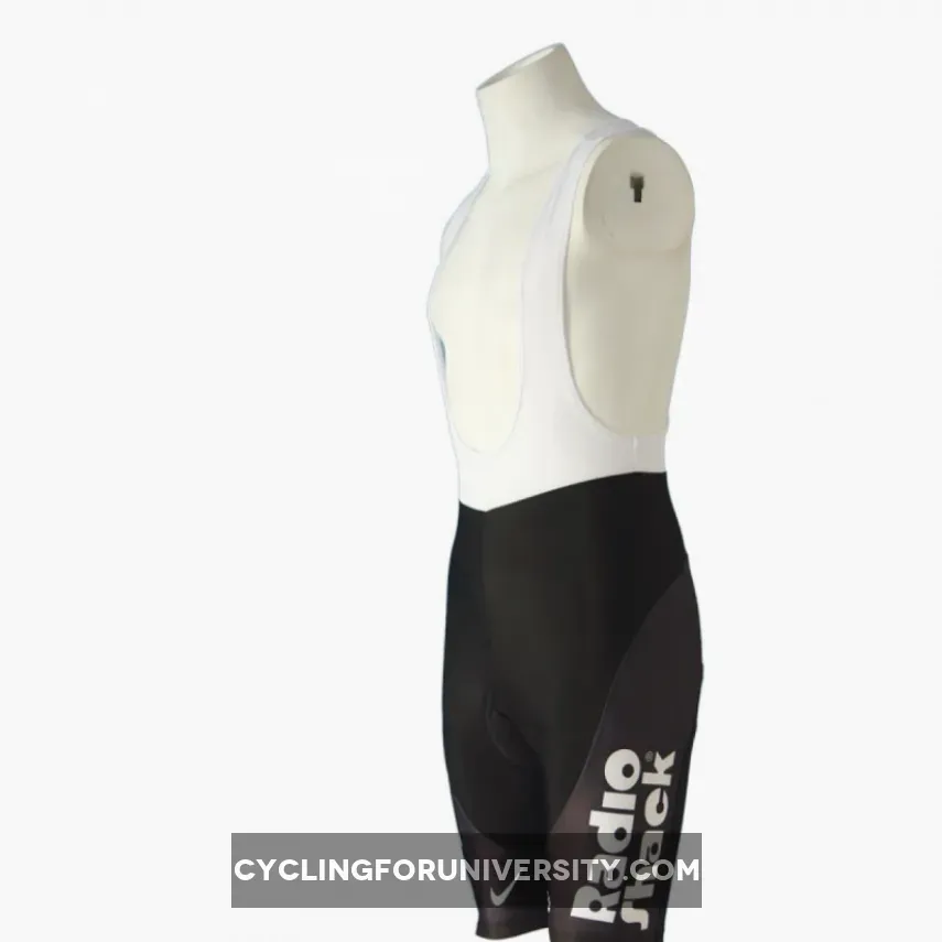 2011 RadioShack Black Cycling Bib Shorts Restock