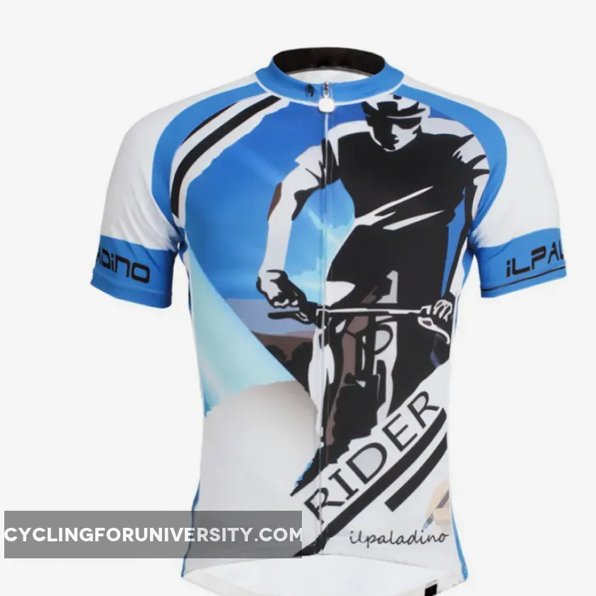 Blue Men's Cycling Riding Biking Cyclist Spring Autumn Bicycling Shirts NO.758