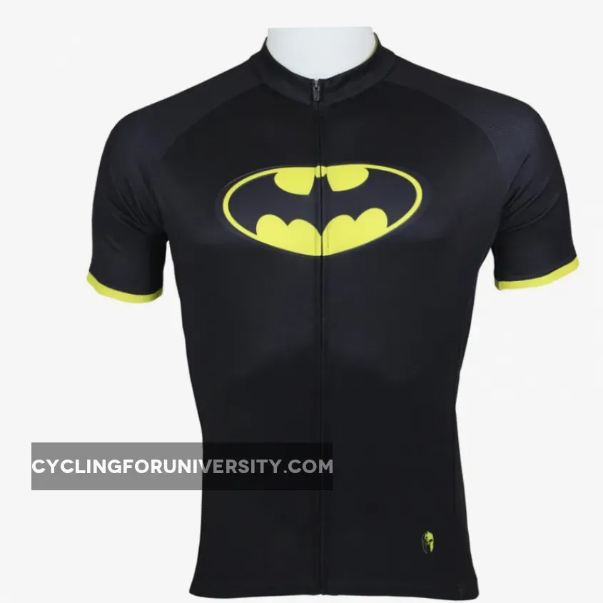Detective Comics Super Hero Short/Long-sleeve Summer Spring Men's Cycling Jersey Jacket Bicycling Suit T-shirt Clothes Sportswear Cycle Racing Batman NO.034