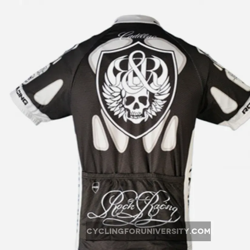 ROCK RACING CYCLING Short Sleeve Jersey BLACK For Sale