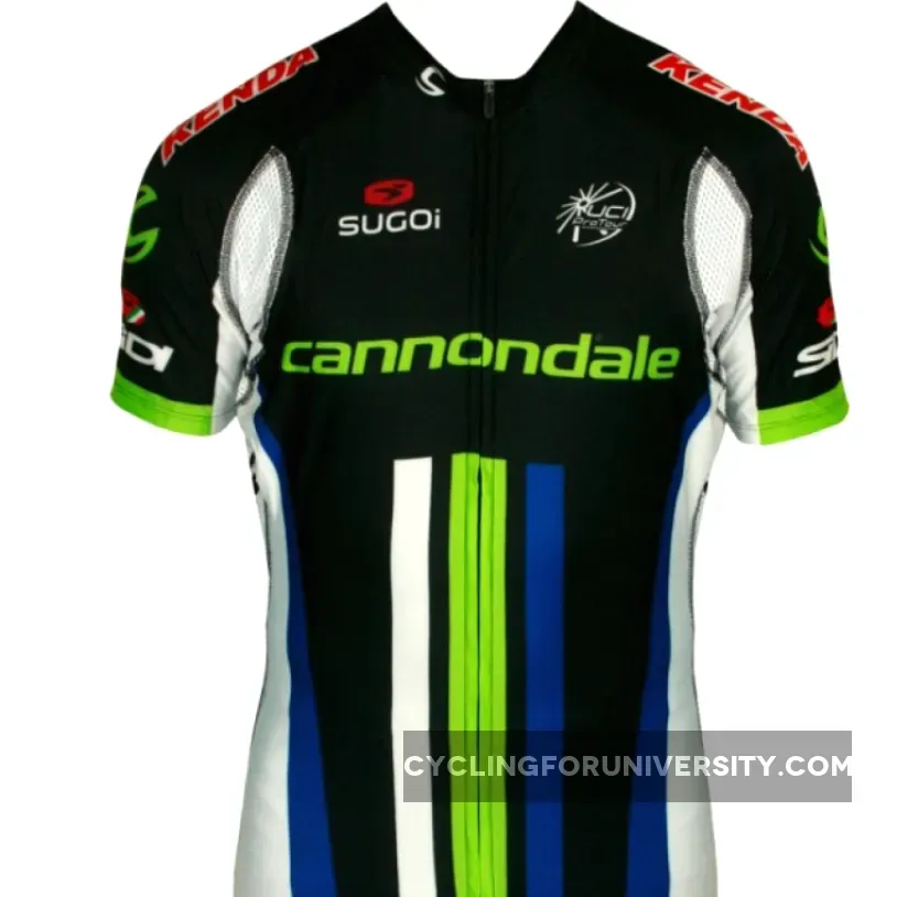 CANNONDALE PRO CYCLING Black Edition 2013 Sugoi professional Short Sleeve cycling jersey