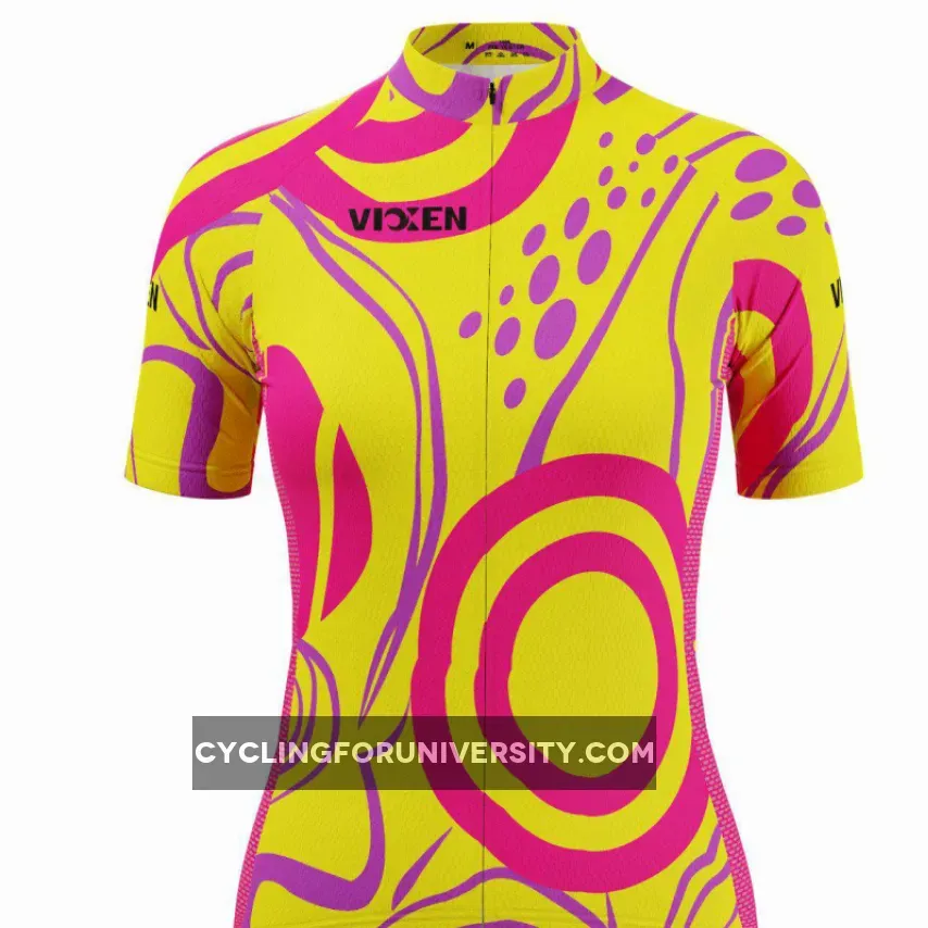 Vixen Women's Scribbles Short Sleeve Cycling Jersey