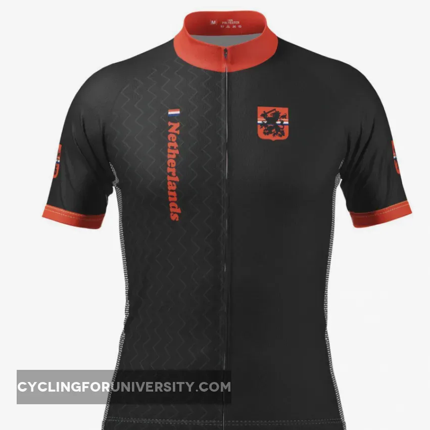 Men's Netherlands Dutch Arrow Short Sleeve Cycling Jersey #Jersey Dutch