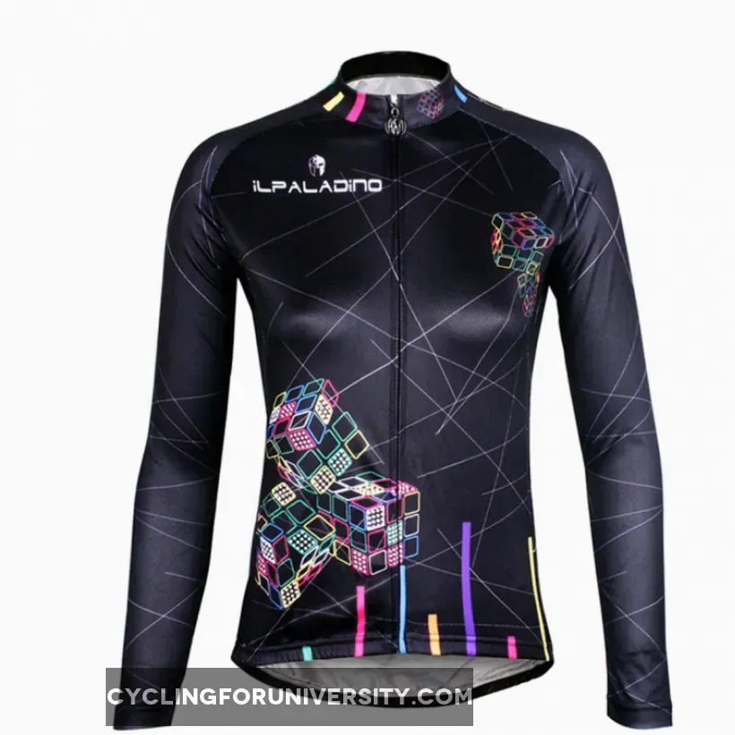 Ilpaladino Black Woman's Cycling Long/short-sleeve Jersey/Kit Summer Spring Sportswear Summer Spring Autumn Pro Cycle Clothing Racing Apparel Outdoor Sports Leisure Biking shirt NO.712