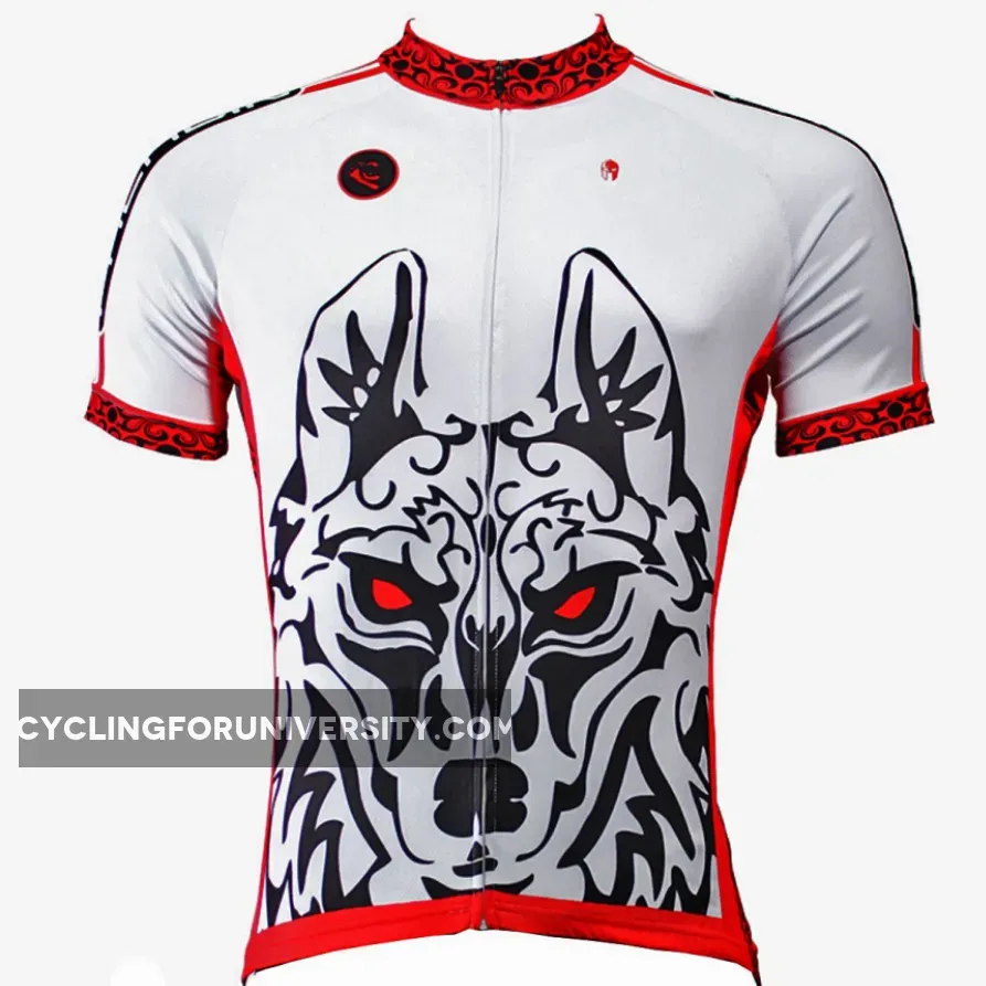Red-eye Wolf Men's Short-Sleeve Cycling Jersey Summer NO.350