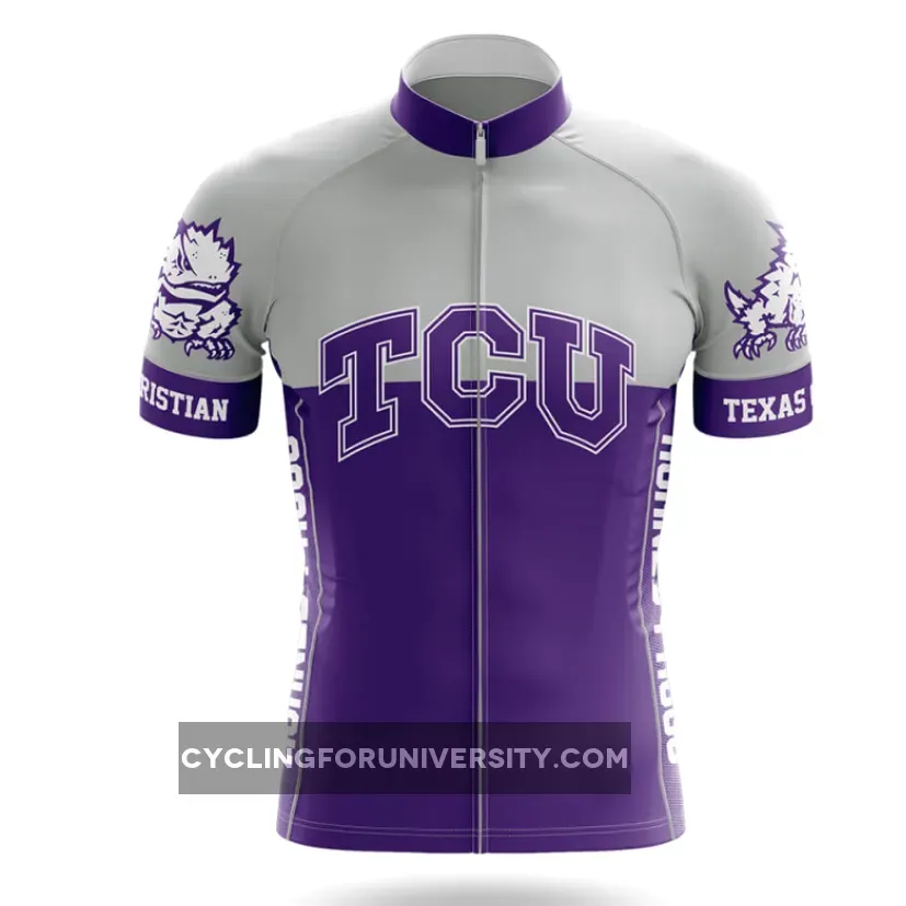 Texas Christian University V2 - Men's Cycling / Jersey Only