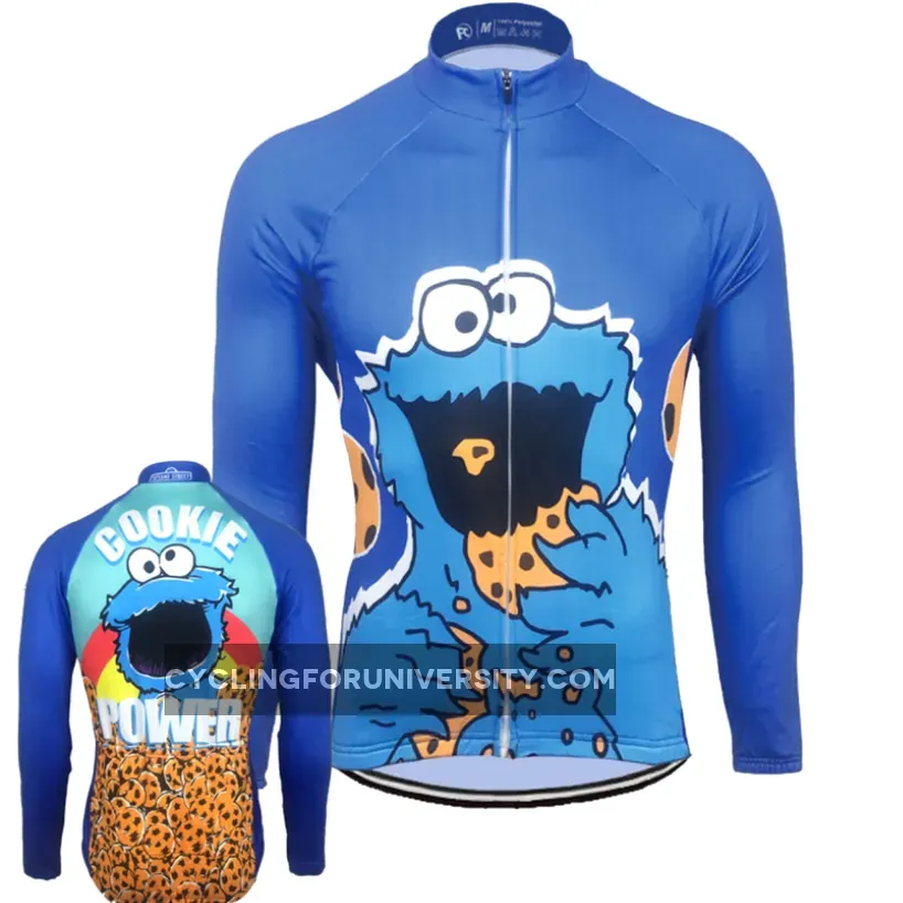 Cookie Power Long Sleeve Men's Cycling Jersey New Releases
