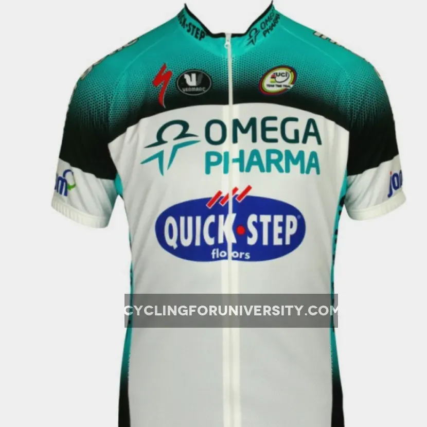 2013 OMEGA PHARMA-QUICKSTEP Vermarc professional cycling team Short sleeve Cycle jersey